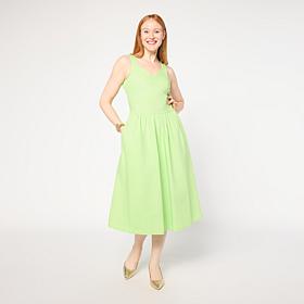 Tower Hill by Christie Brinkley Cotton Smocked Dress