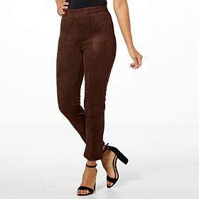 Tower Hill by Christie Brinkley Faux Suede Ankle Pant