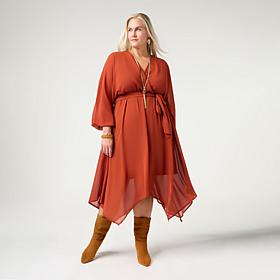 Tower Hill by Christie Brinkley Handkerchief Dress