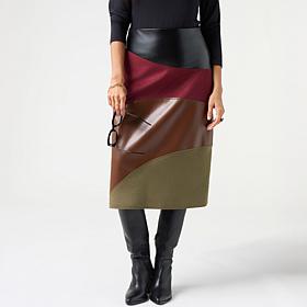 Tower Hill by Christie Brinkley Patchwork Aline Skirt