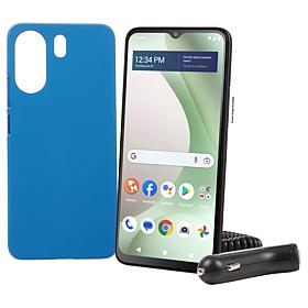 Tracfone 6.5" BLU View 5 with 1500 Talk/Text/Data 1-Year Plan w/Case