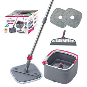 TrueClean Mop & Bucket System with Silicone Floor Sweeper