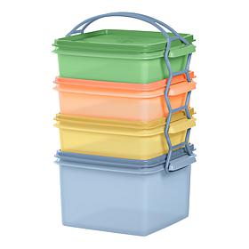 Tupperware® 9-piece Carry-All Sheer Stackable Container Set