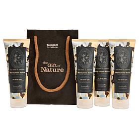 Tweak'd by Nature 4pc Wild Summer Apricot Face & Body Cream Gift Set