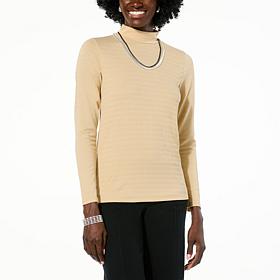 TWRHLL by Christie Brinkley Mock Neck Top