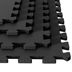 Ultimate Comfort Black Foam Flooring - 4-piece
