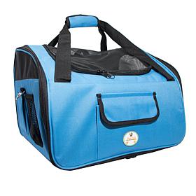 Ultra-Lock Collapsible Travel Folding Pet Car Seat Carrier
