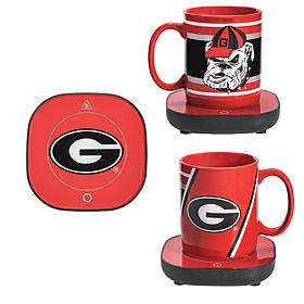Uncanny Brands Georgia Bulldogs Hairy Dawg Mug Warmer with 12 oz. Mug