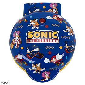 Uncanny Brands Sonic the Hedgehog Mini Waffle Maker - Sega Kitchen