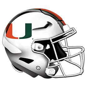 University of Miami Helmet Cutout