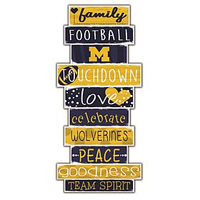 University of Michigan Celebrations Stack 24" Sign 
