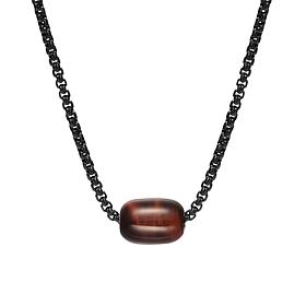 Van Heusen Bead Pendant with Rolo Chain Necklace