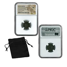 VF NGC Emperor Constantine II Roman Empire Bronze Coin