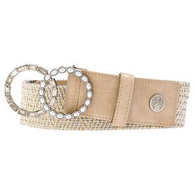 Vince Camuto Metallic Stretch Belt