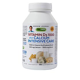 Vitamin D3-1000 Plus Calcium Intensive Care - 360 Capsules