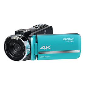 Vivitar 4K DVRE401 Camcorder with Remote and Bag