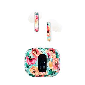 VYBZ Pro Wireless ANC Earbuds w/LED Display, Clear Case & Gift Box