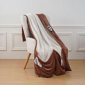 Warm & Cozy Heated Footed Throw