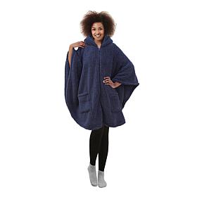 Warm & Cozy Sherpa Zip Angel Wrap