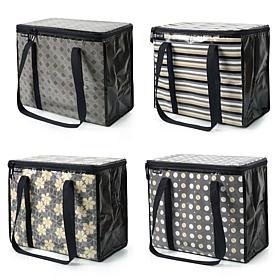 West Loop 4-Pack Insulated Leak-Proof Super Shoppers