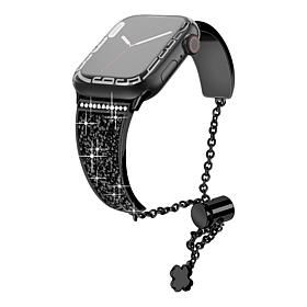WFG Metal Band with Crystal for Apple Watch 42/44/45mm