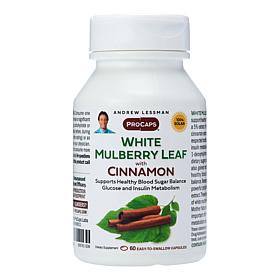 White Mulberry Leaf Extract with Cinnamon - 60 Capsules