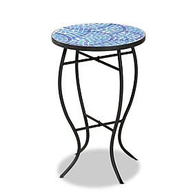 Wholesale Imports Gaenor Modern and Contemporary Glass Plant Stand
