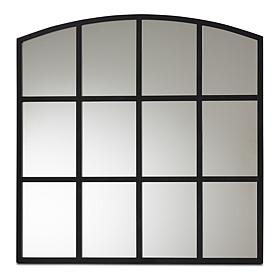 Wholesale Interiors Barrington Black Finished Metal Accent Wall Mirror