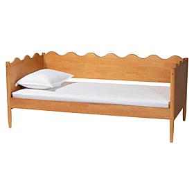 Wholesale Interiors Baxton Studio Malaya Oak Brown Full Daybed