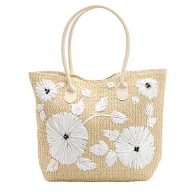 Wildflower Garden Party Embroidered Tote