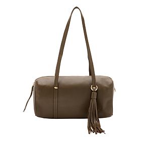 Wildflower Glove Leather Barrel Satchel