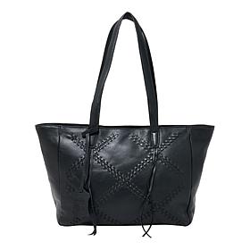 Wildflower Laced Glove Leather Tote