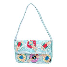 Wildflower San Tropez Glass Beaded Shoulder Bag