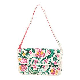 Wildflower San Tropez Glass Beaded Shoulder Bag