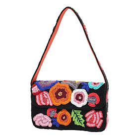 Wildflower San Tropez Glass Beaded Shoulder Bag
