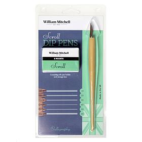 William Mitchell Scroll Dip Pens