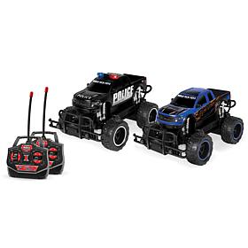 World Tech Toys Ford F-150 SVT Raptor Police RTR Electric RC Truck 2Pk