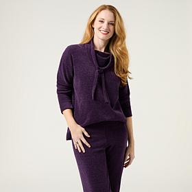 Wynne Layers Chenille Cowlneck Pull Over