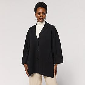 WynneCollection Architectural Barrel Sleeve Notched Collar Topper