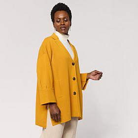 WynneCollection Architectural Barrel Sleeve Notched Collar Topper