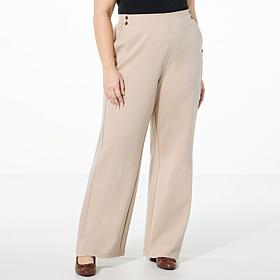 WynneLayers 360stretch Pant with Button Detail