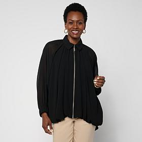 WynneLayers Chiffon Blouson Jacket