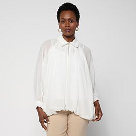 WynneLayers Chiffon Blouson Jacket