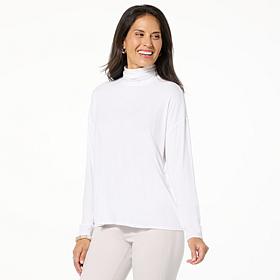 WynneLayers Easy-Fit Boxy Turtleneck Tee