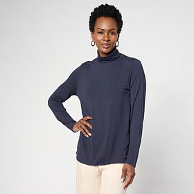WynneLayers Long-Sleeve Knit Turtleneck Tee