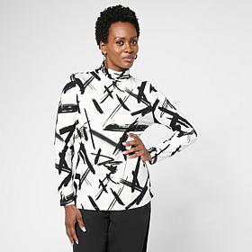 WynneLayers Long-Sleeve Knit Turtleneck Tee