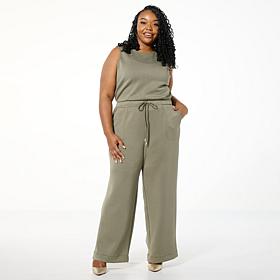 WynneLayers Smooth Operator Scuba Knit Jumpsuit