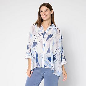 WynneLayers Unstructured Chiffon Shirt