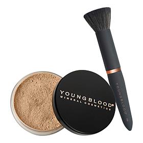 Youngblood
Loose Mineral Foundation & Brush Set