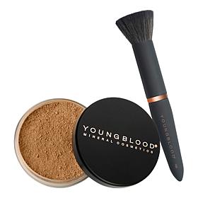 Youngblood
Loose Mineral Foundation & Brush Set